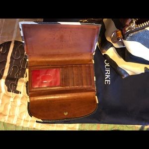 Dooney and Bourke zebra leather purse